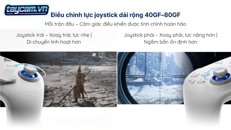 joystick hall effect chong troi flydigi direwolf 4