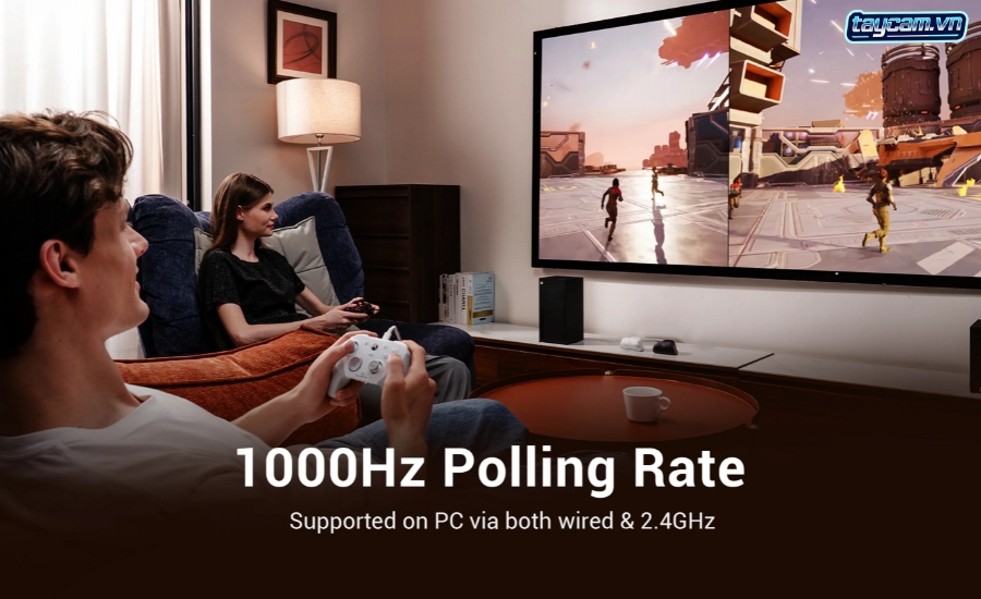 Polling Rate 1000Hz - Truyền Tín Hiệu Cực Nhanh