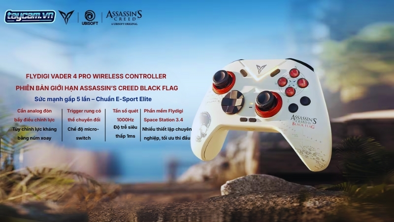 tay cam flydigi vader 4 pro assassins creed