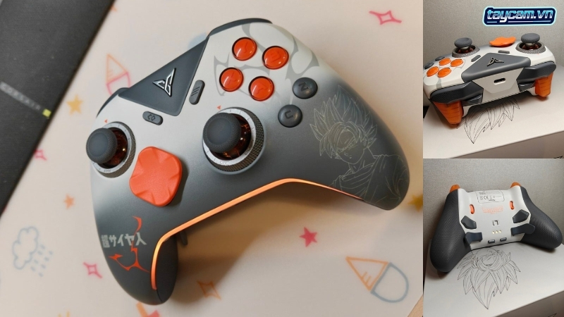 thiet ke flydigi vader 5 pro dragon ball z
