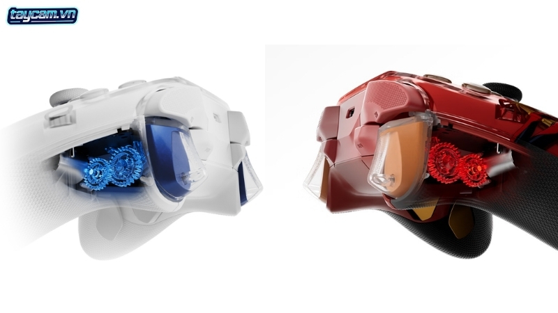 Nút bấm cơ học và trigger hair trigger trên Flydigi Apex Series
