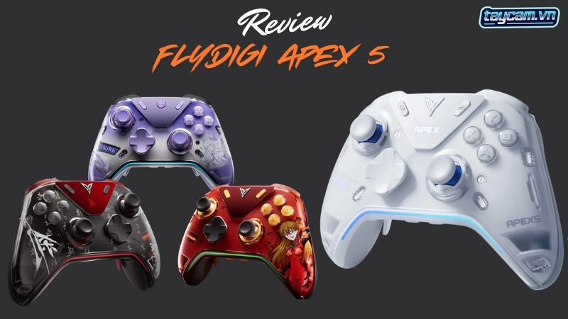 Review chi tiết Flydigi Apex 5 – Tay cầm Hall Effect cao cấp cho game thủ FPS & PC
