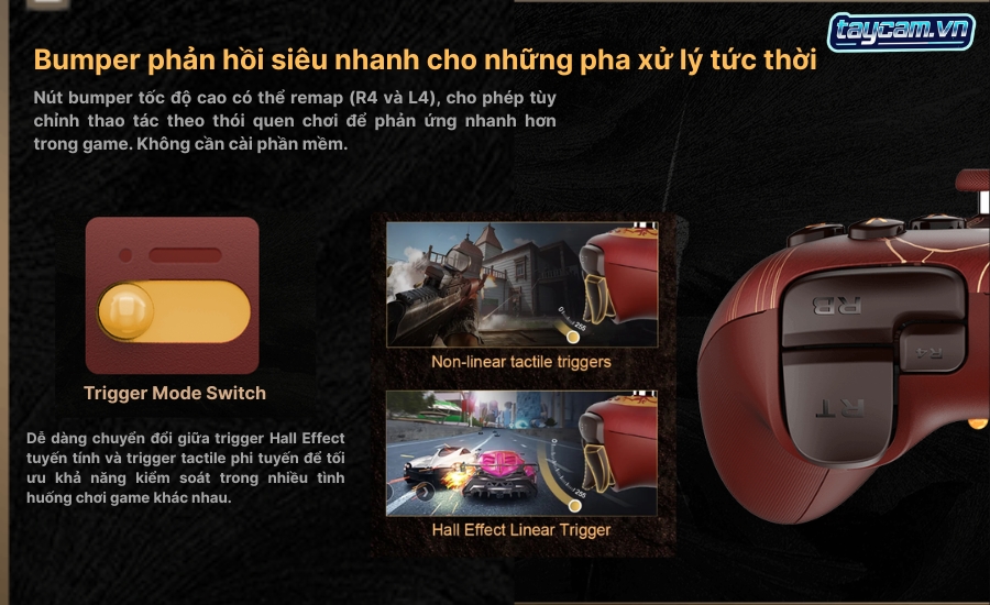 bumper trigger mode switch 8bitdo ultimate