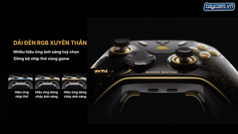 flydigi apex 5 dragon ball z rgb ambient light bar