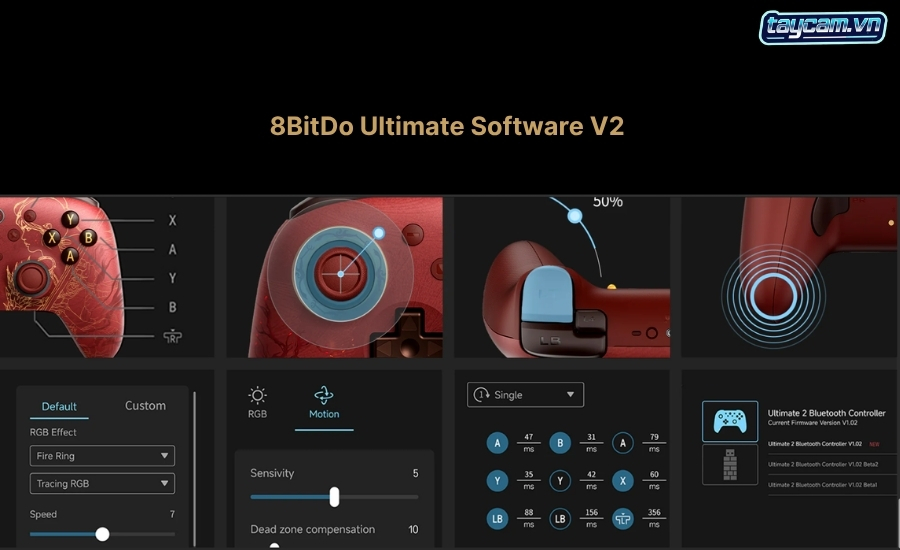 phan mem 8bitdo ultimate v2