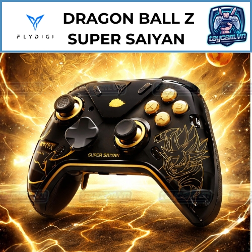 tay cam choi game flydigi apex 5 dragon ball z super saiyan