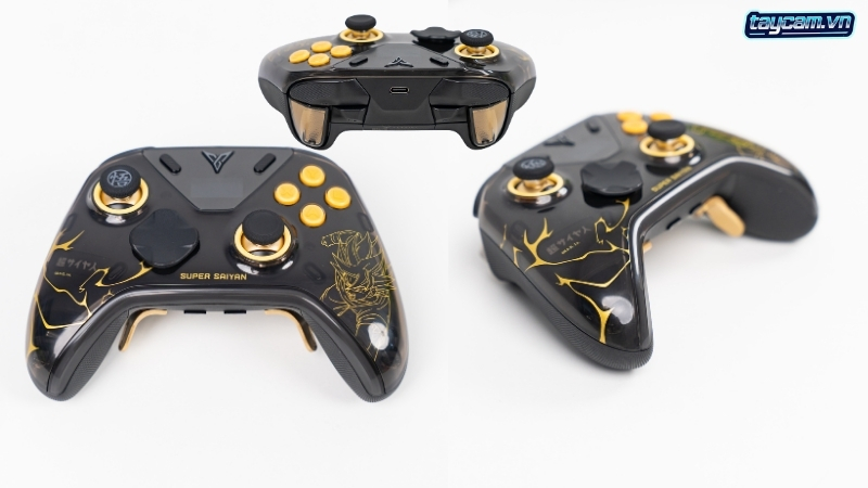 thiet ke flydigi apex 5 dragon ball z super saiyan