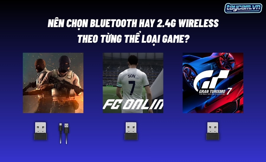 bluetooth vs 2 4g wireless nen chon cai nao
