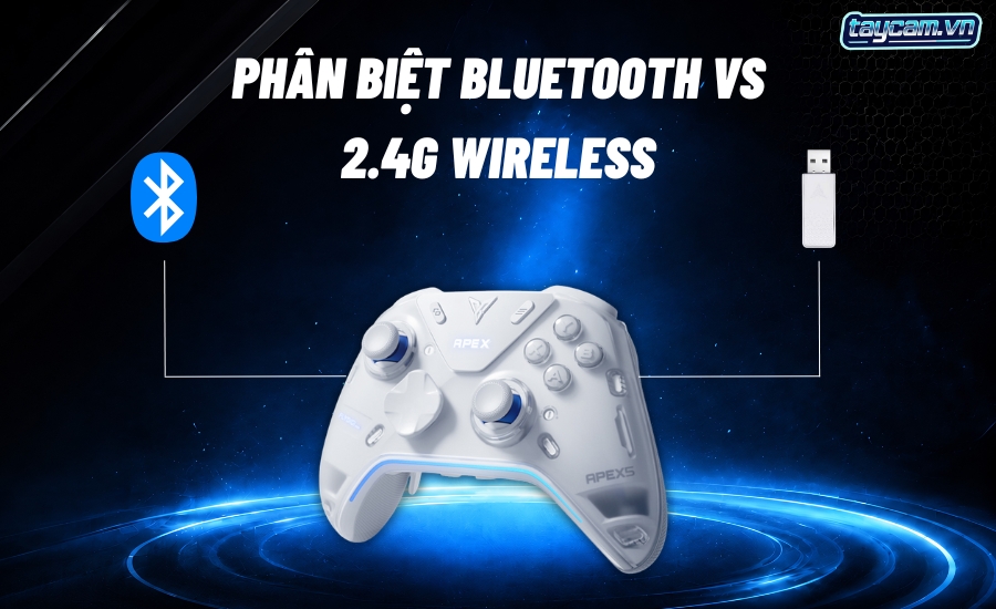 phan biet bluetooth vs 2 4g wireless
